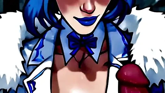 Warmed up the Snow Maiden with hot cum