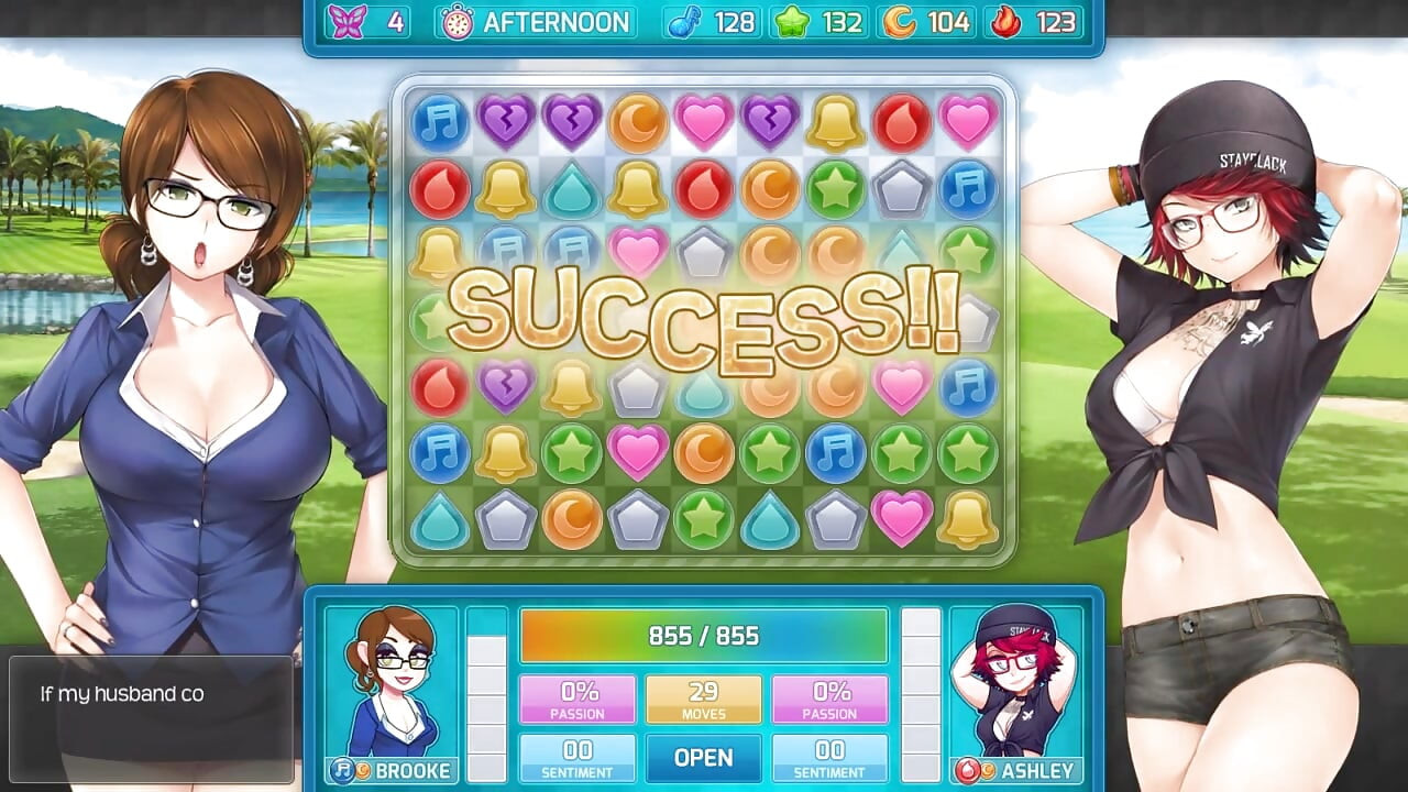 Huniepop 2 - Double Date - Part 8 Girl Lesbian Babes by Loveskysan