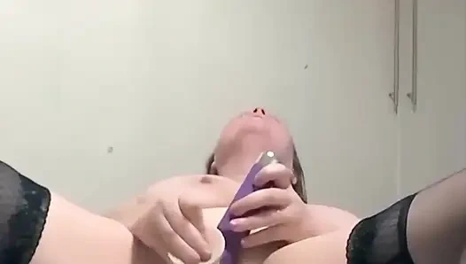 Iphone Version Butterfly Position Solo Selfie in Strümpfen