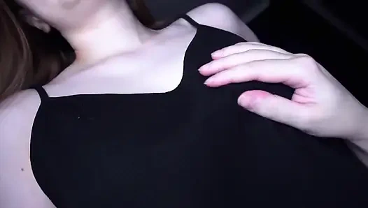 Boobs Sucking and Nipple Play with Shy Stepsister