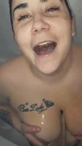 Golden shower time for freaky MILF