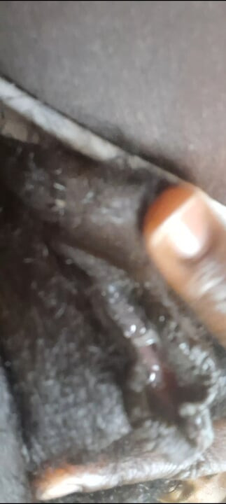 German fat hairy black pussy closeups
