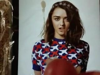 Трибьют спермы для Maisie Williams