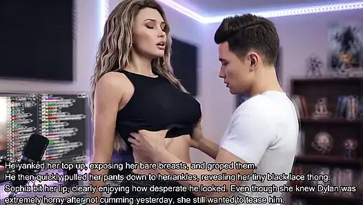 A Wife and Stepmother Real Fucking Sophia Seduces Dyl, Even in the Middle of Night