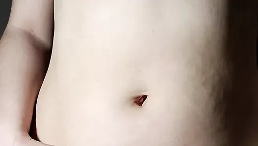 Creampie di memek sempit setelah menggosok kontol dan bercinta