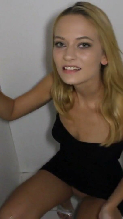 Michelle Honeywell Petite Cutie Blonde Glory Hole | Clip 1
