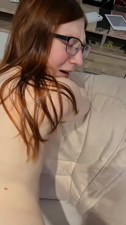 Petite girl tries anal for the first time and has to break off | Clip 2