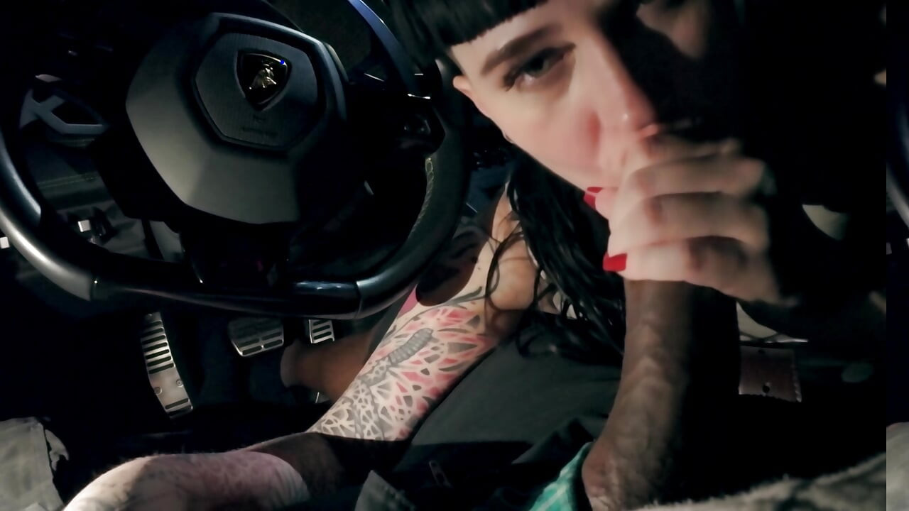 Blow Job i Lamborghini