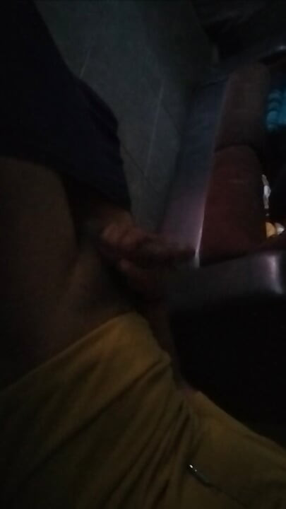 Hot Young Man in the Living Room