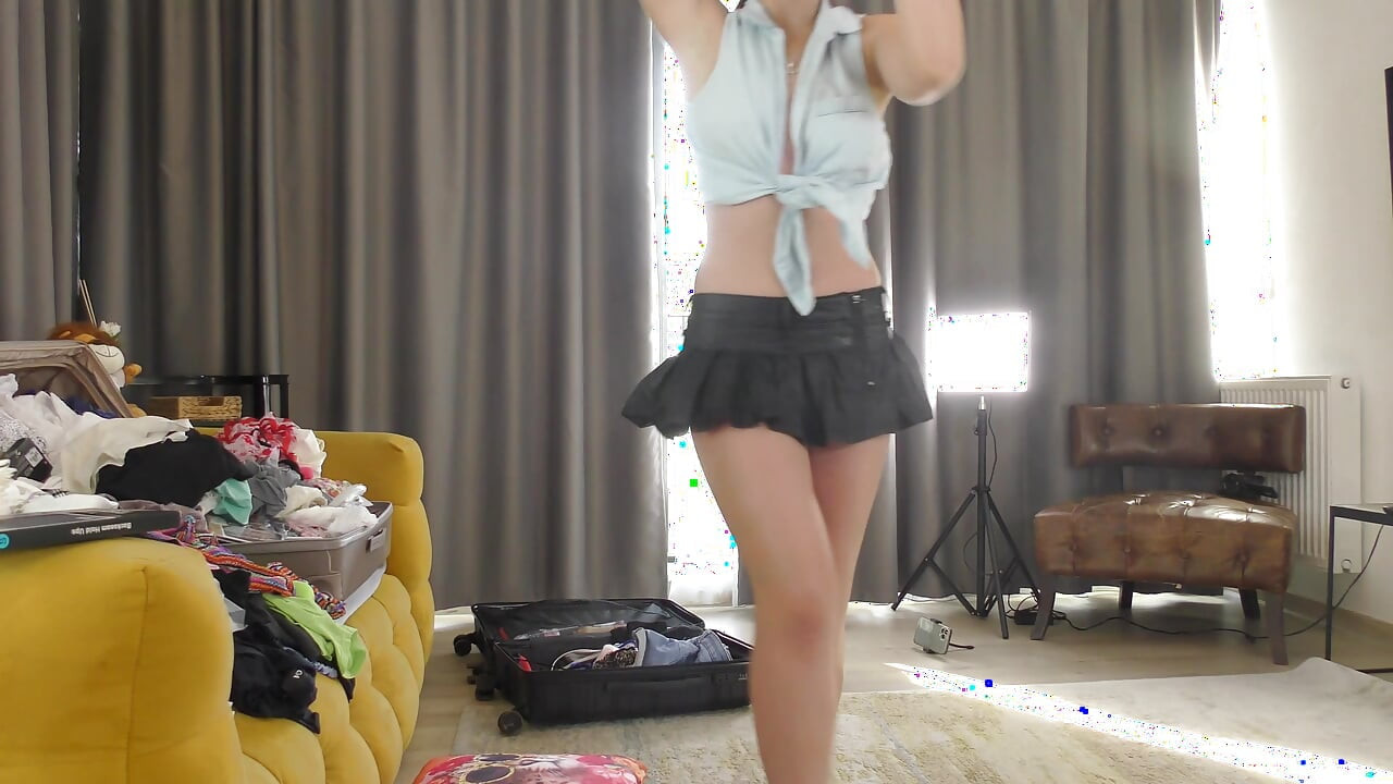 Real college girl authentic redhead petite slut comes for a fashion try on haul it turns out softcore porn with amateur director