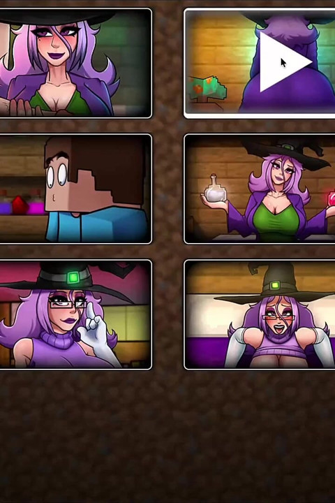 Minecraft Parody Hornycraft Full Game Gallery Character Witch