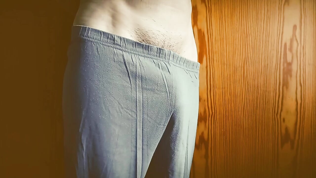 Big White Cock Erection Game, Bulging, Growing Tent