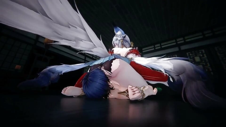 Wuthering Waves - Hsin szenvedélyes szex jelenete - 3D Hentai animációk