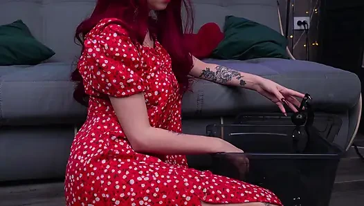 Тайное желание от твоей соблазнительной подруги в видео от первого лица, БДСМ