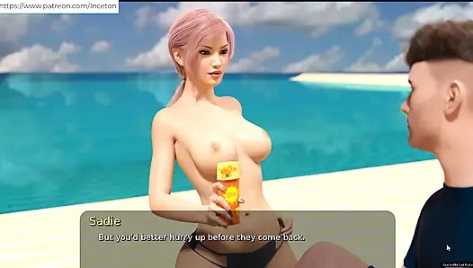 Summer with Mia, aku fingering memeknya di pantai