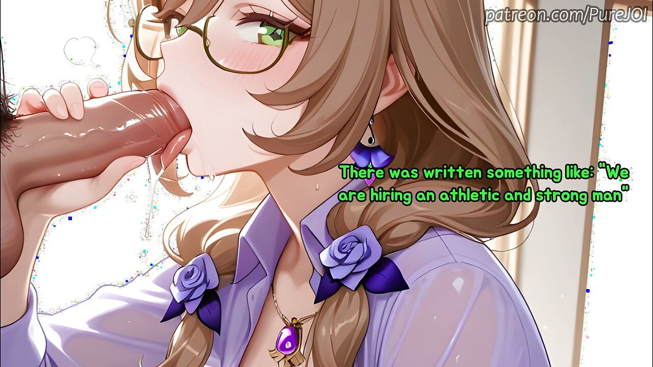 Pass 5 interviews with Genshin Impact girls to get a job (Sex JOI)