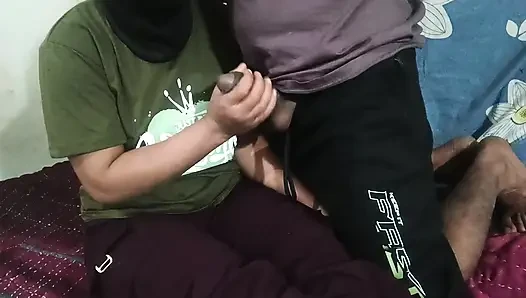 Студент и учитель в частном классе