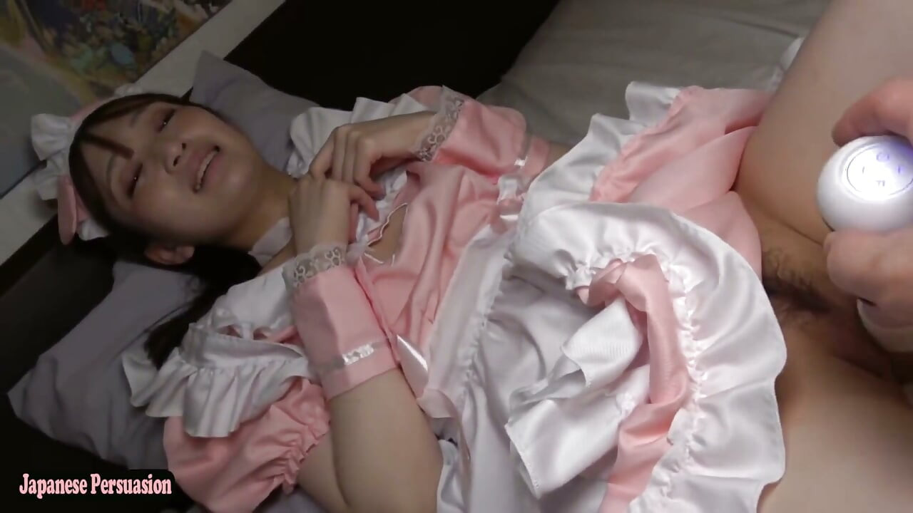 Adorable Pink Maid and Future College Teacher Greets You with Her Sweetest First Hello