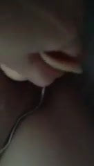 Donna fucking a dildo