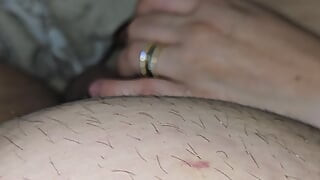 Step mom handjob Indian step son big dick in erection