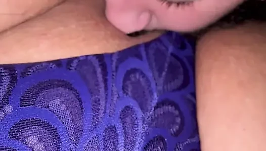Getting my pussy devoured by daddy