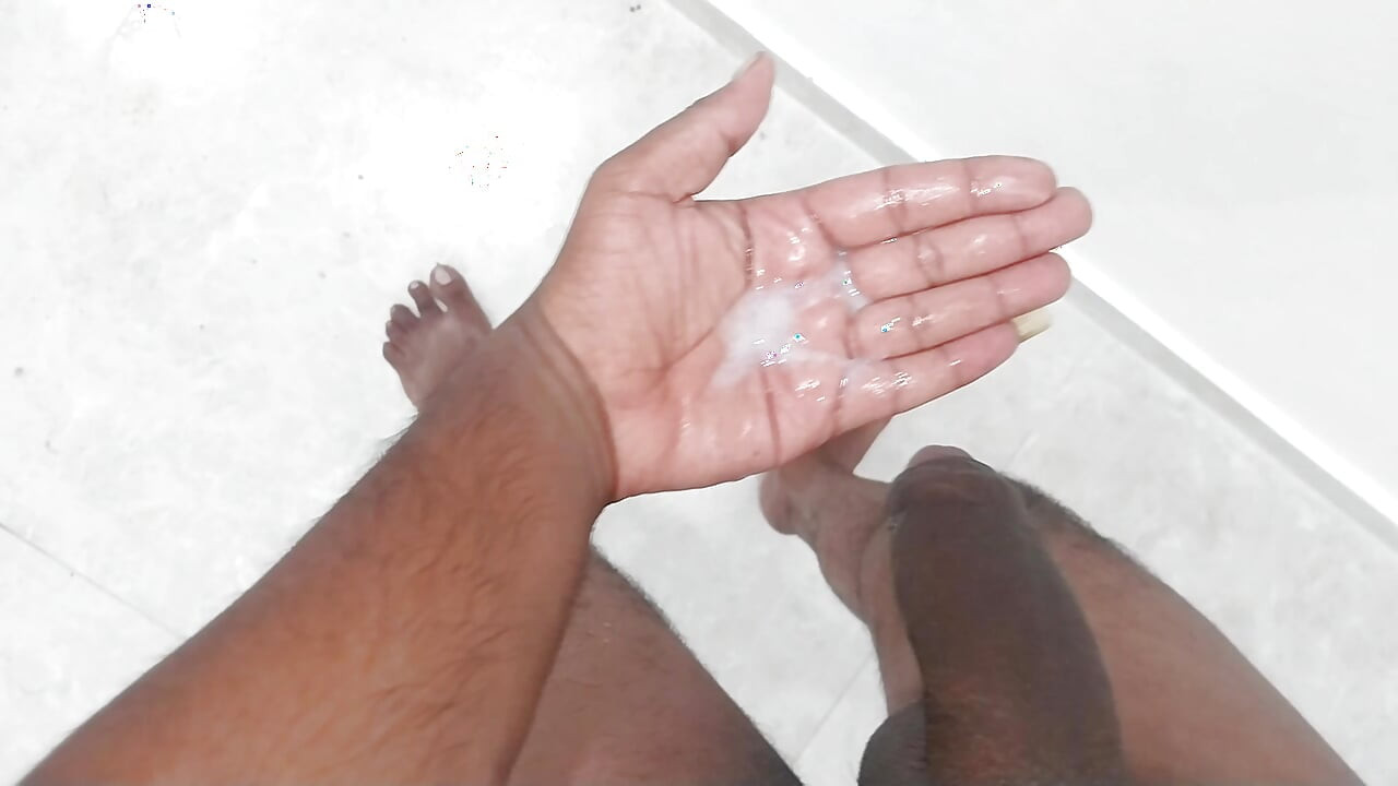 Cum short in hand spram big black cock
