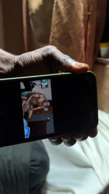 Emotional moment from "This is very hard slut masturbators showing how to use it cum"