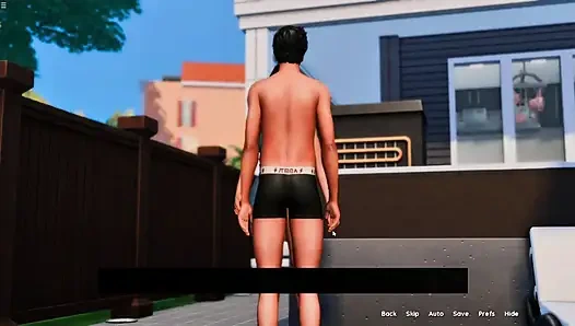 Indische betrügende milf hat spaß mit dem freund der stieftochter auf dem swimmingpool