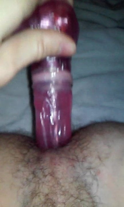 Assplay with my first dildo!
