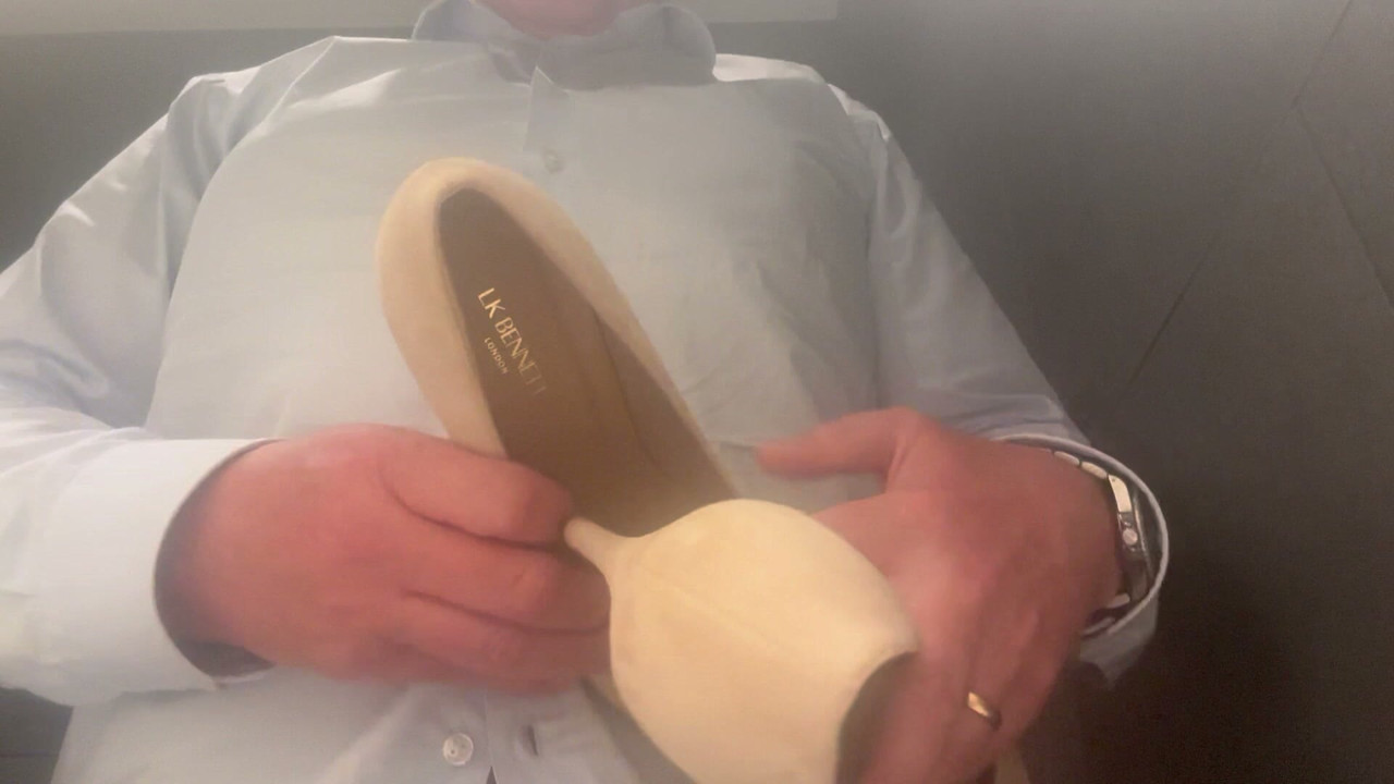 LK Bennet suede shoejob