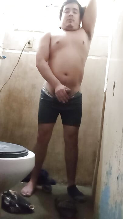 Jesus in boxer pulling his penis chapter 9