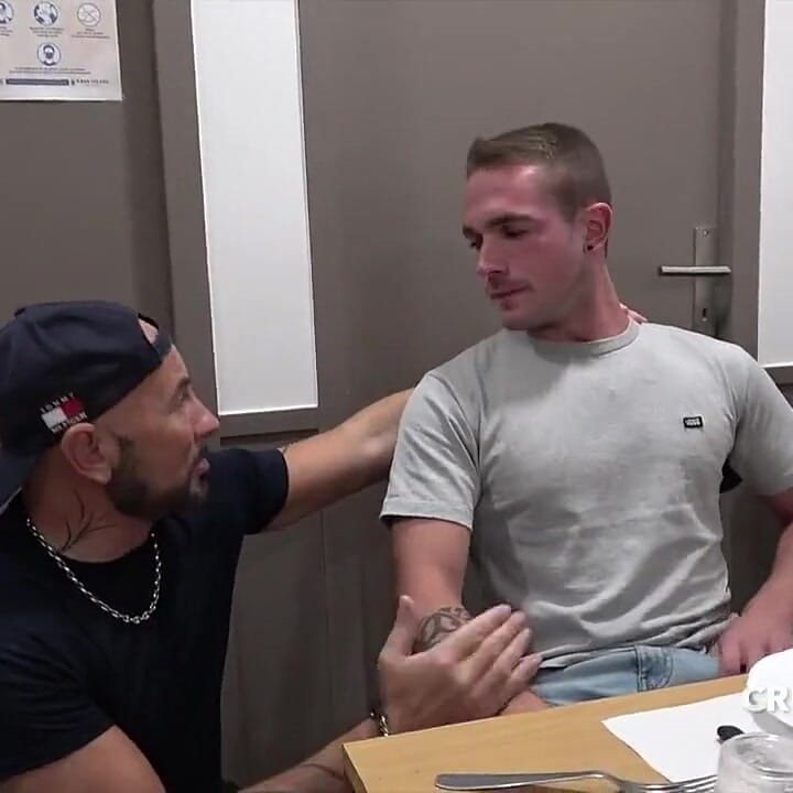 fucked raw by straight outdoor restaurant