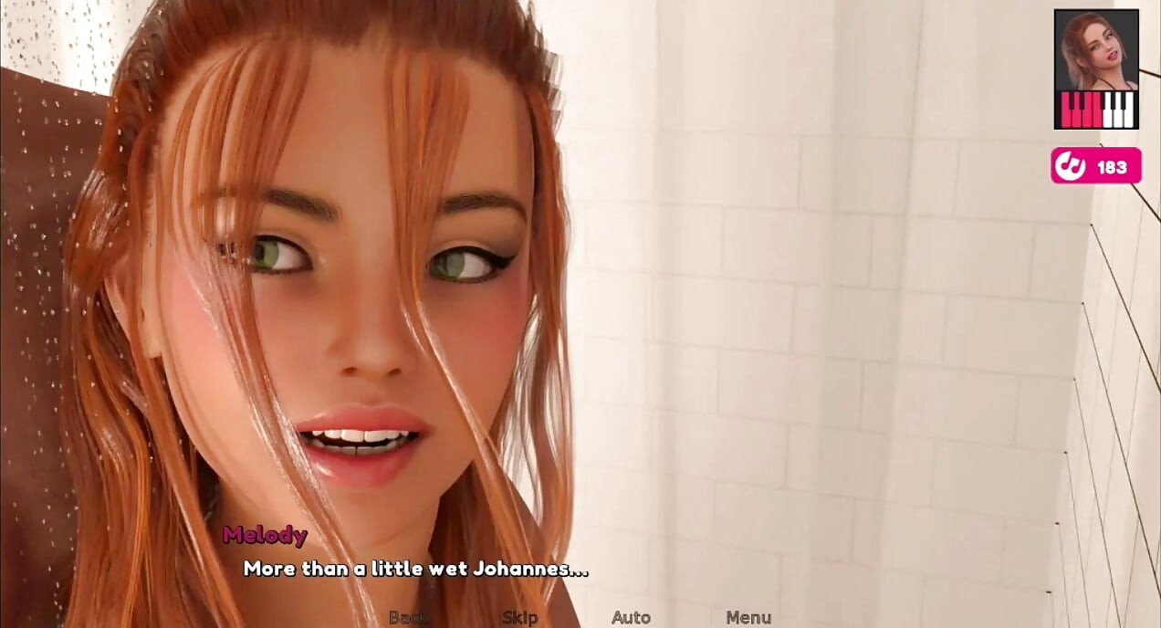 Melody #28 - Johannes Dan Melody mandi dan memberikannya blowjob dan memancut mani di mukanya