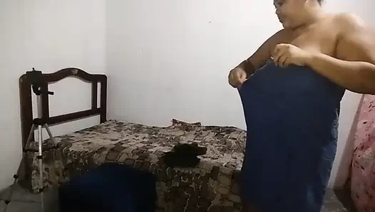 Perverted stepdad watches his stepdaughter's big ass while making videos and ends up fucking her very rich