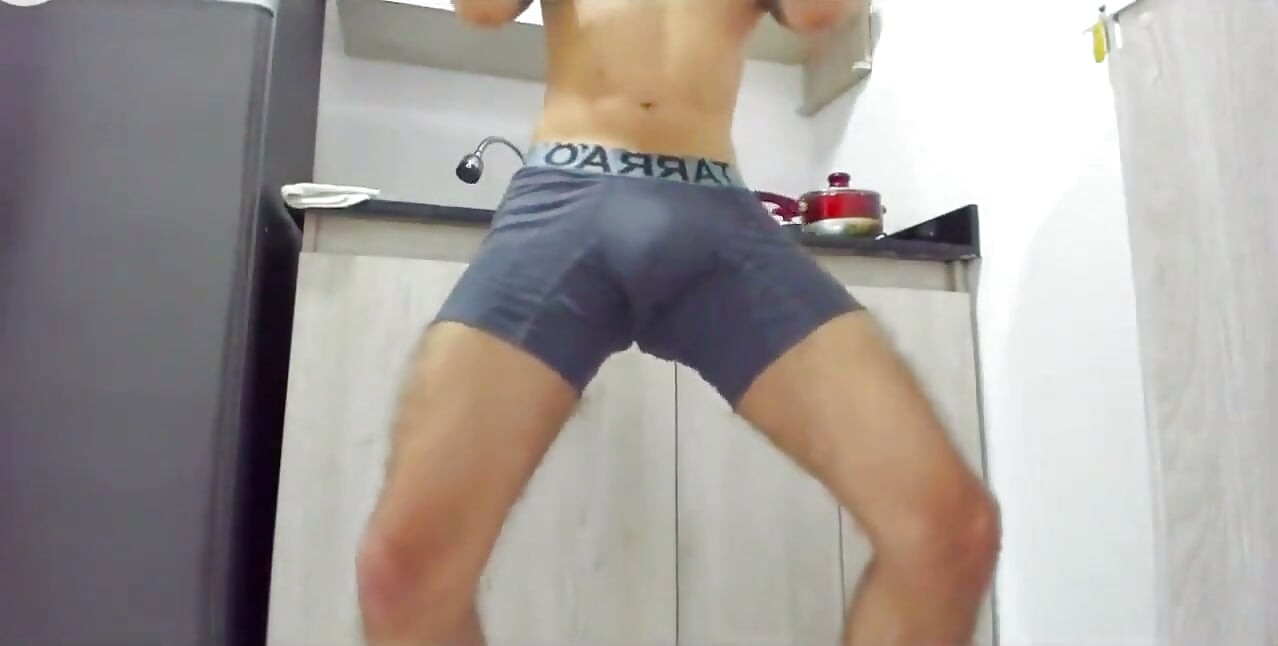 This Horny Handsome Colombian Man Is in the Kitchen