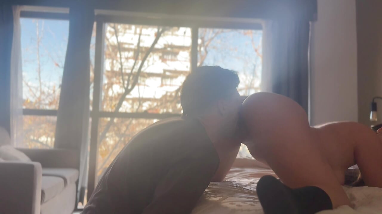 Perfect ass in doggy style they eat my pussy and squirt