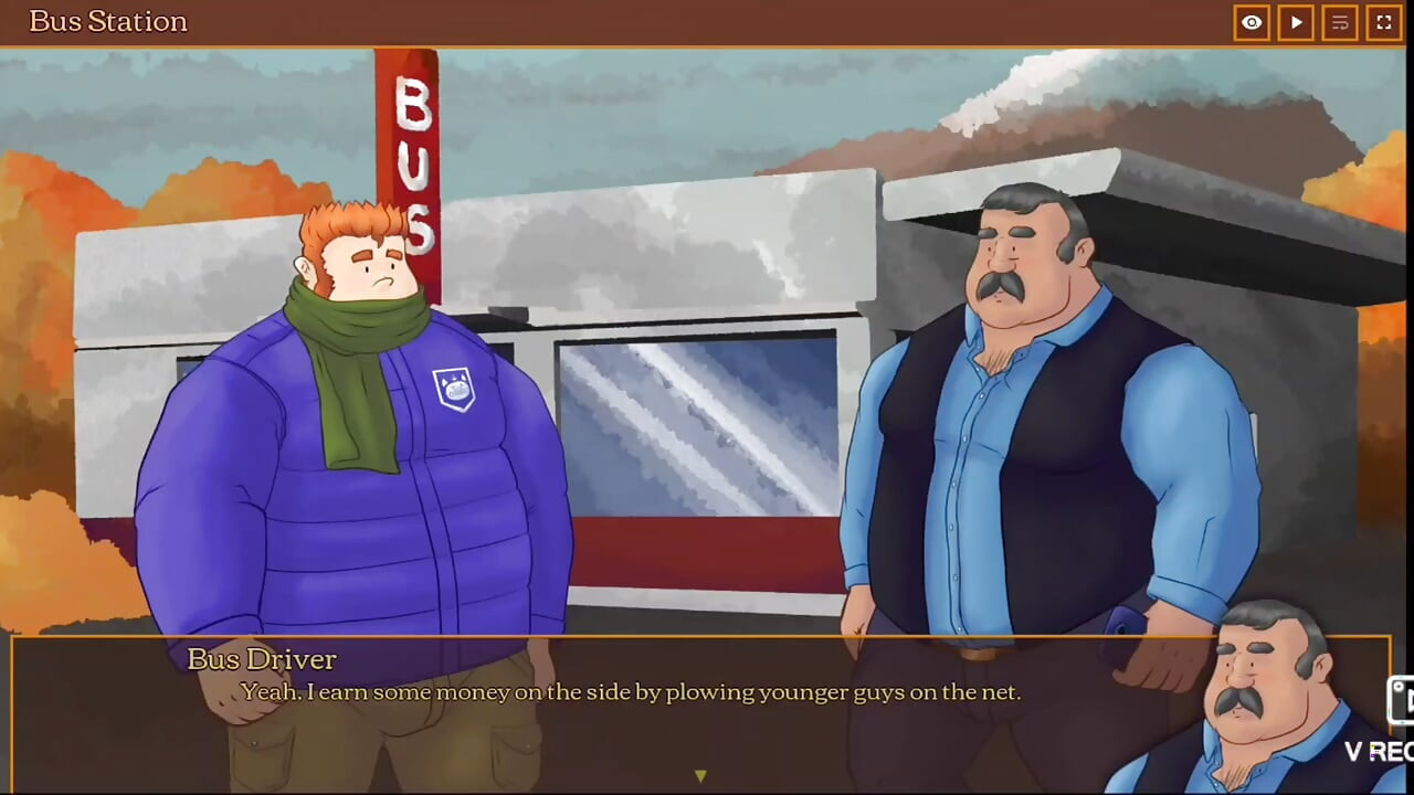 Your favorite lumberjack fucks chubby young man in the cabin.