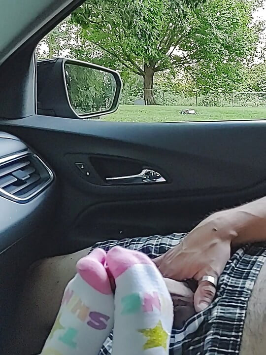 Footjob Sockjob With Girls Ankle Socks - Cum On Socks
