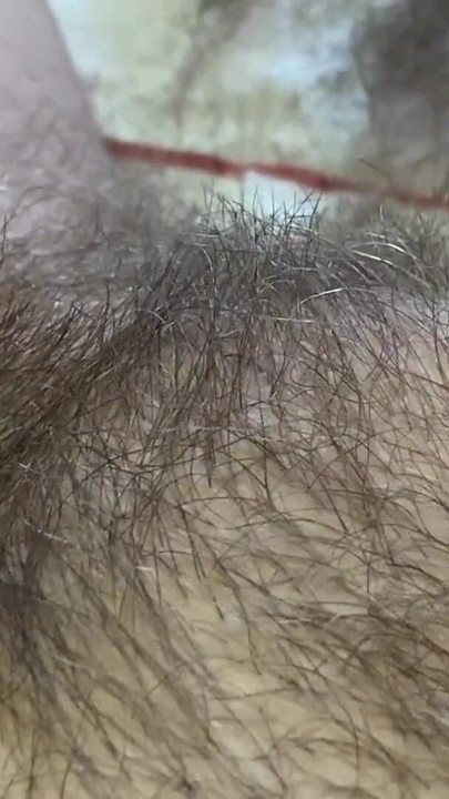 Unforgettable moment from "Hairy bush pussy hair cutting"