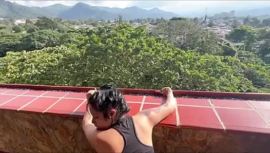 big ass stepdaughter is fuck while my wife is away. I cum in her mouth.  Latina