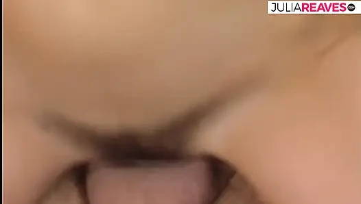 Hot teen sucks huge cocks while riding another in hot gangbang