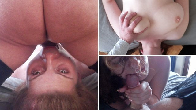 Good Morning Facefuck for sub slut with big natural boobs