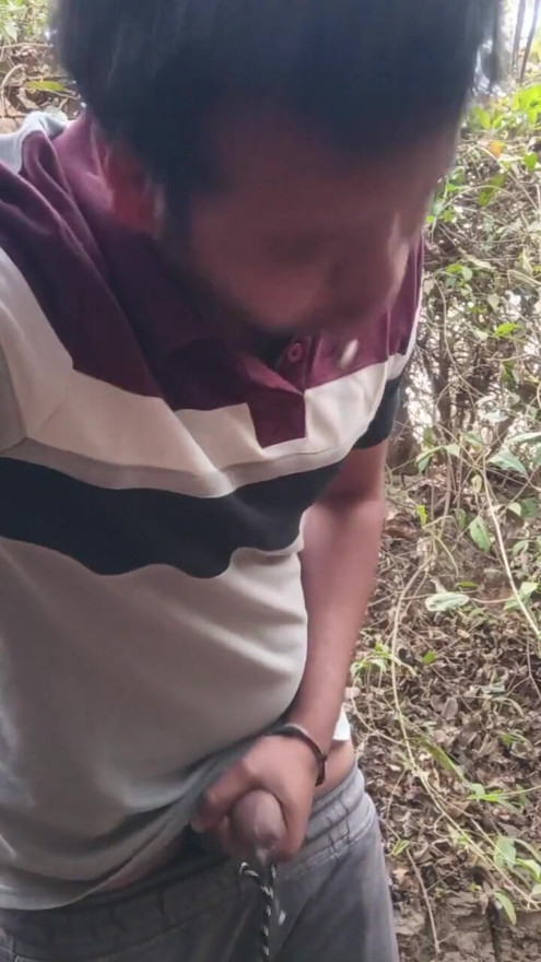 Music fucking by indian boy at forest alone with hotty butt | Clip 1