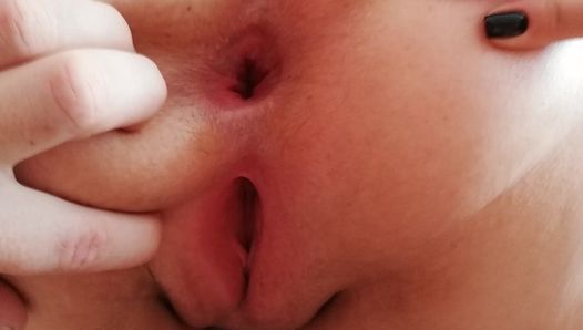 Taking bf’s cock in my nasty ass