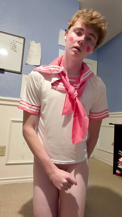 Femboy Striptease Video