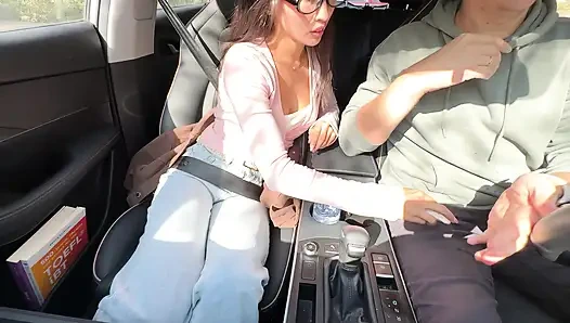 Подвез Студентку И Наполнил Ее Киску Спермой