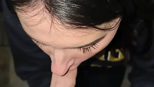 Milf nyata mempraktekkan foreplay cabul di toilet bar