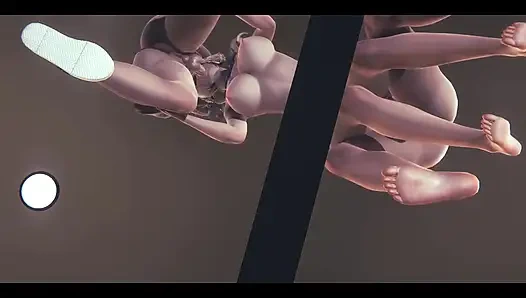 Genshin Impact Hentai - Barbara 69 dan Threesome sama 2 Futanaris - Bokep Permainan Anime Manga Asia Jepang