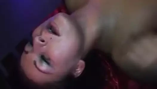 Tied up brunette German whore fucked in hot BDSM scene