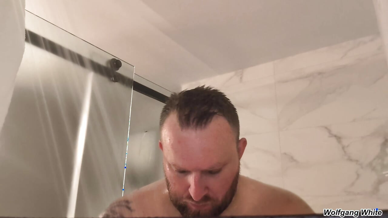 Shower With Your Stepdad - Wet Taboo Roleplay - Thick Cumshot On You Bottom POV - Wolfgang White
